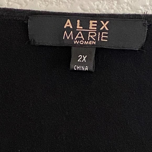 ALEX MARIE Silk Rayon Spandex Top - Picture 6 of 8